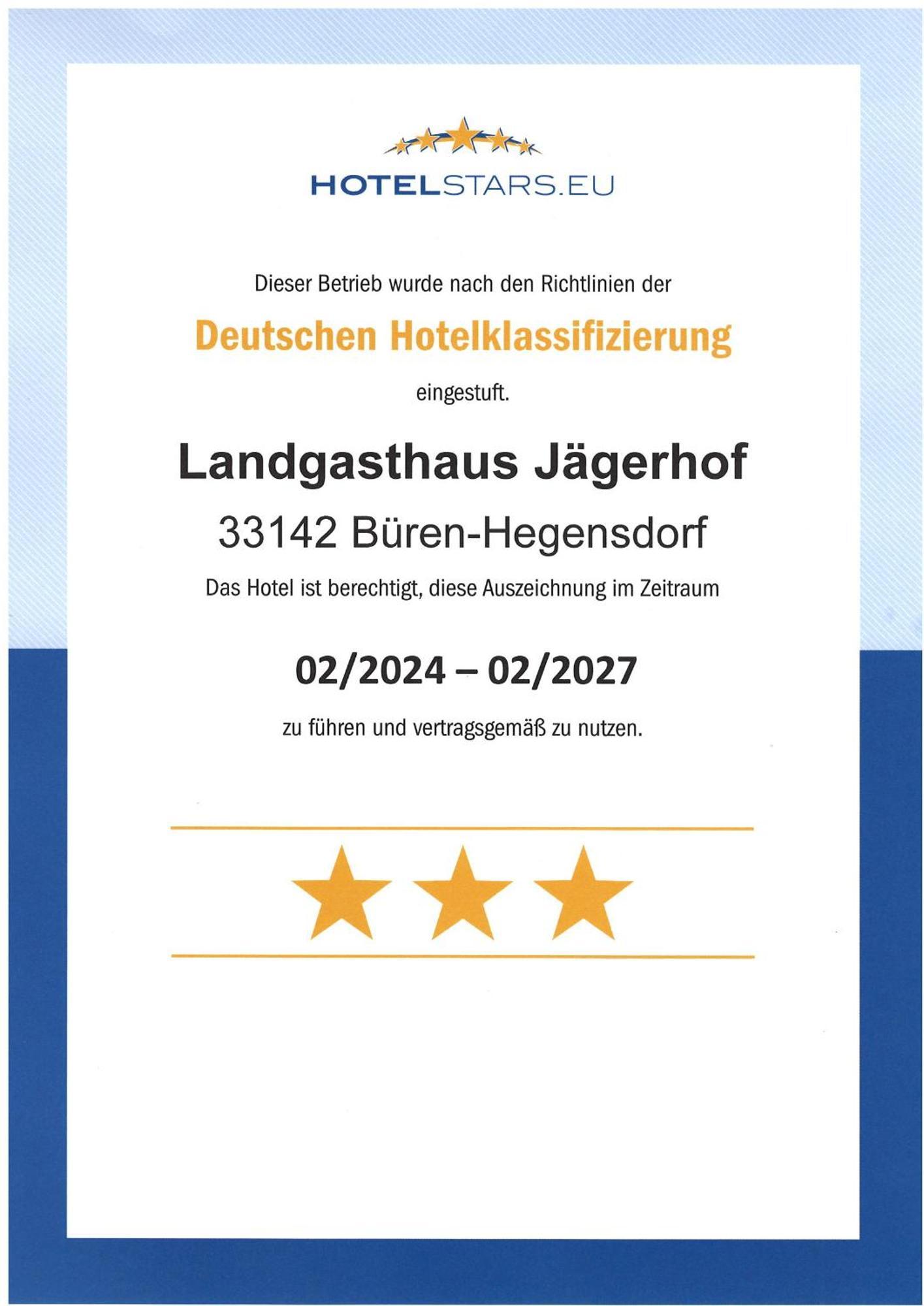 Landgasthaus Jaegerhof Bueren  Екстериор снимка